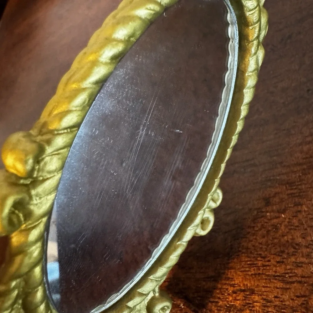 Miniature Advertising Coca Cola Standing Mirror 3 5/8